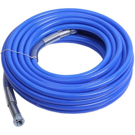 15M x 1/4 pouce. Graco 4300 PSI Pulvérisateur Airless Peinture Pulvérisateur Tuyau (Bleu) (1/3)