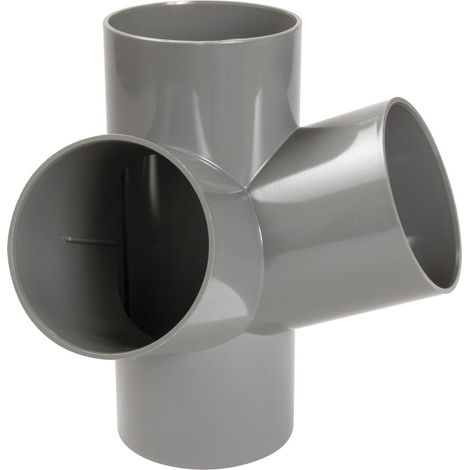 culotte double pvc - femelle / femelle - 67 degrés30 - equerre - diamètre 100 mm - nicoll at166