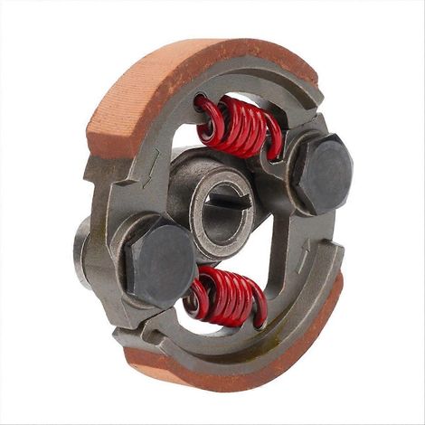 Embrayage renforcé pour mini moto de course. plaquette de friction robuste compatible pocket bike. quad et dirt bike tout-terrain.