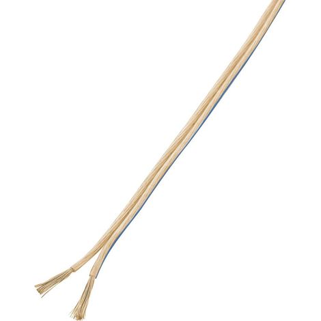 Cavo per altoparlanti 2 x 1.5 mm² Trasparente TRU COMPONENTS 1568260 100 m (1/2)