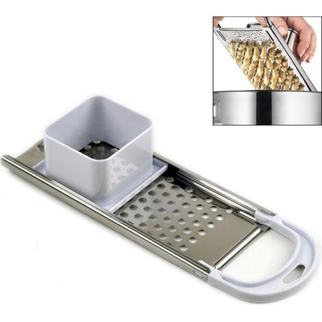 Machine à spaetzle en acier inoxydable de qualité supérieure avec poignée confortable Machine à nouilles aux œufs allemande traditionnelle (1/5)
