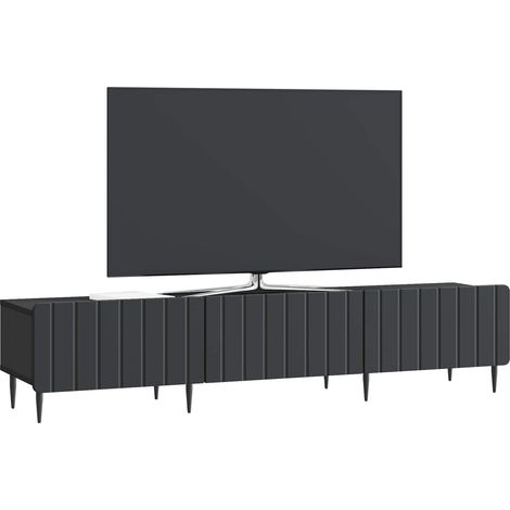 Maison Exclusive - TV-Schränk Schwarz 147 x 34,5 x 32 cm Holzwerk