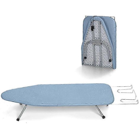 Table à repasser compacte avec housse et coussinet - Table à repasser pliante portable avec pieds antidérapants pour les voyages (1/5)