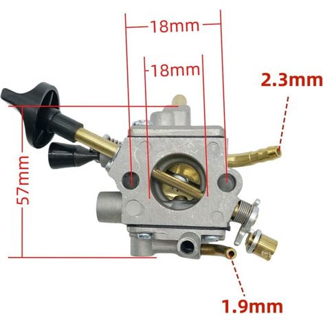 4283 120 0601 Kit de réglage du carburateur pour BR800, BR800X, BR800CE 909-200 - Accessoires du système d'alimentation en carburant du sèche-cheveux pour une efficacité de carburant à atomisation éle