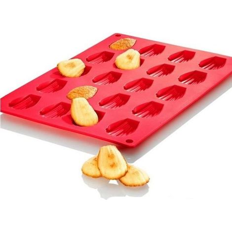 Moule à 20 Madeleines- Moule Madeleine en Silicone /Moule pour 20 Minis Madeleine cake-Ywey (1/5)