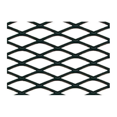 Racing Grill - Rombo medio 6x12 mm - 100x33 cm - Nero anodizzato (1/2)