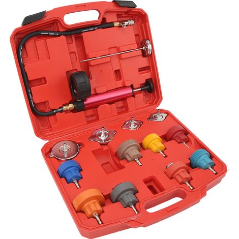 Kit de testeur de pression de radiateur 0 à 35 psi, détecteur de haute précision pour système de refroidissement automobile, remplacement pour Mitsubishi (1/5)