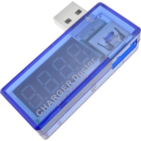 BeMatik - Voltmetro USB con mirini a 4 cifre modello DW-0887