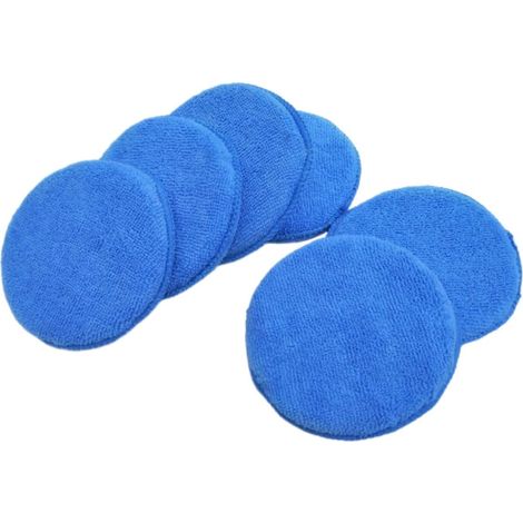 6Pièces Applicateurs de Cire pour Éponge à Cirer et Nettoyage des Surfaces Utilisable sur Voitures (1/5)