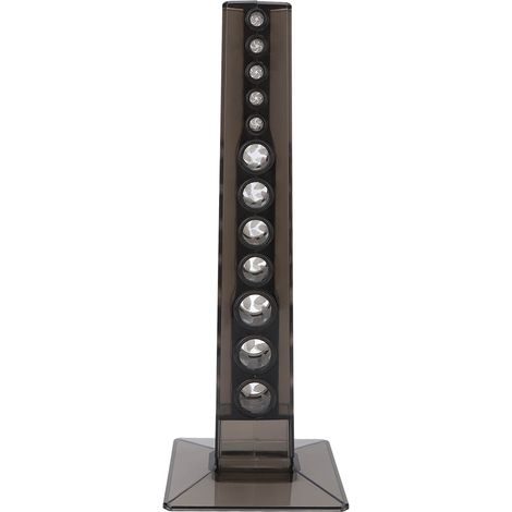Support à stylos acrylique flexible et multifonctionnel pour bureau ou maison, rangement élégant pour crayons à sourcils, marron foncé (1/5)