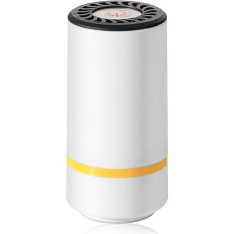 Selladora al vacío portátil para alimentos,máquina de sellado automática con bomba de vacío eléctrica para embalaje de viaje (Blanco) (1/5)