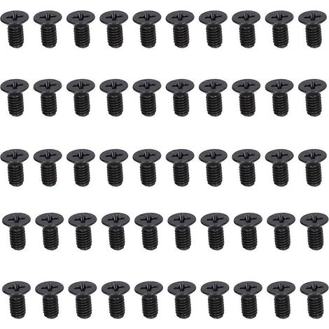 50 vis à tête fraisée cruciforme plate M4 A2-70, pièce de raccordement pour réparation et maintenance, M4x8