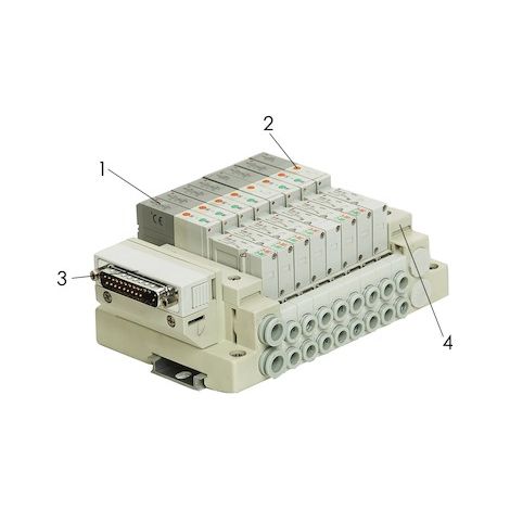 GF Anschlussmodul zu PV2000 mit D-SUB Stecker