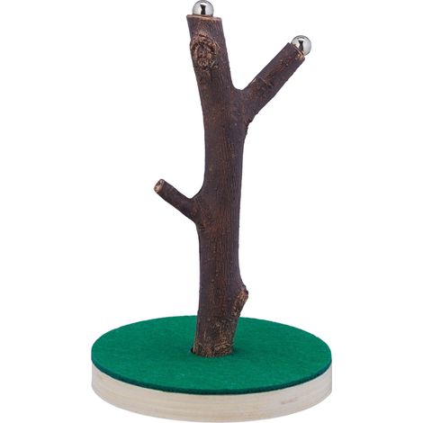 Albero di capsule divertente serata giochi decorazione 30 x 15 x 15 cm in legno naturale 130011979