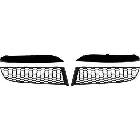 Kit griglia paraurti anteriore inferiore per Serie 7 F01 2009-2015, sostituisce i codici 51118047727, 51118047728, 51117903673 e 51117903674 A. (1/2)