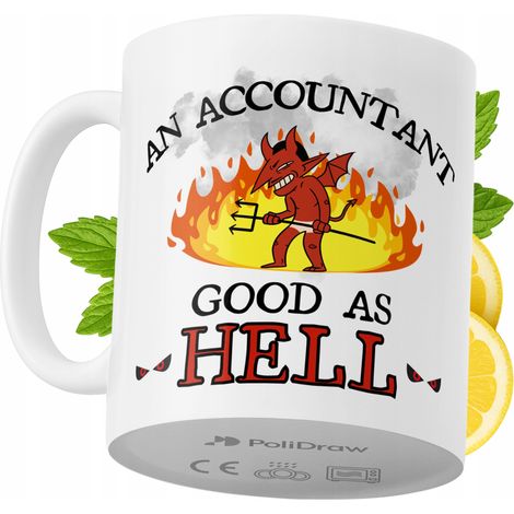 Lustige Kaffeetasse mit witzigem Textdesign für Buchhalter – ideal für Geburtstage, Namenstage und Feiertage. Hochwertige Tasse für besondere Anlässe im Büro oder Homeoffice. Farbe: Weiß, 330 ml. (1/5)