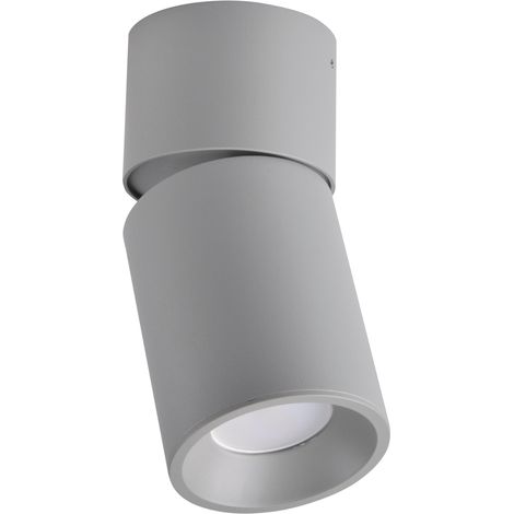 Spot plafond saillie orientable GU10 gris Polux NIXA (1/3)