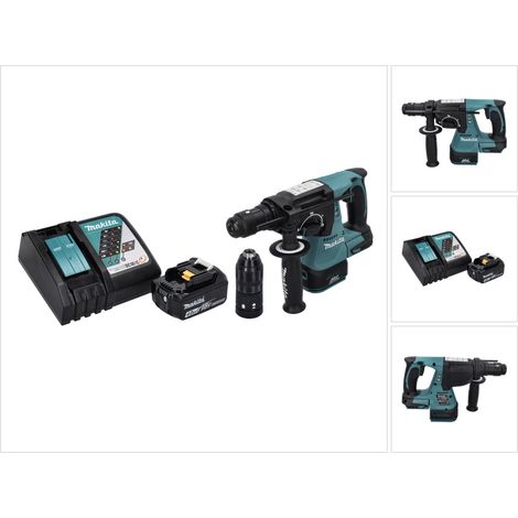 Trapano a percussione a batteria Makita DHR 243 RM1 18 V SDS plus Brushless + 1x batteria ricaricabile 4,0 Ah + caricabatterie