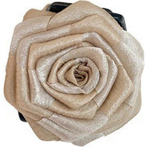 Pince à cheveux décorative en forme de rose 3D, pince à cheveux requin, outil de coiffure pour femmes, grande taille, dos-C (1/5)