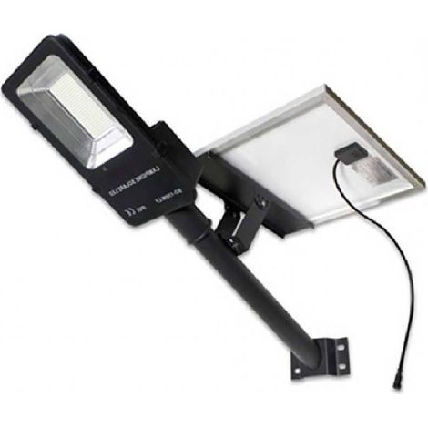 TRADE SHOP - Faro Led Lampione 200w Con Pannello Energia Solare Kit Staffa Incluso So-200w-lf - (1/5)