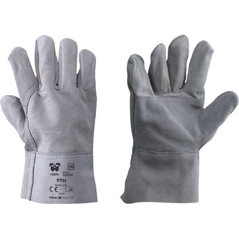 GUANTI CROSTA RINFORZATI EXTRA '9TH' Tg. 10 (XL)- 12 coppia  - NERI
