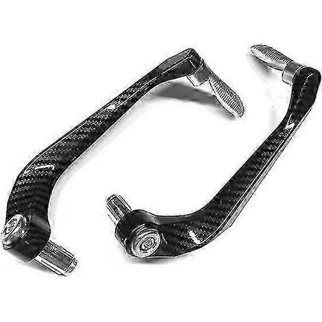 protège-mains de moto antichute pour leviers de frein et d'embrayage, en aluminium CNC, pour moto tout-terrain MT 07 MT 10 pièces (Argent-B) (1/5)