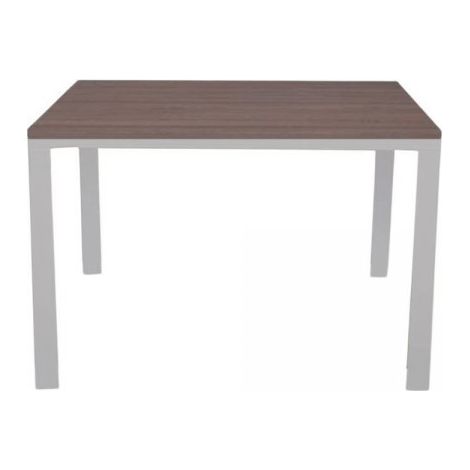 Tavolo Allungabile Pranzo Rettangolare 120x80 Alluminio Larice Grigio