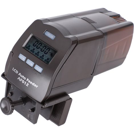 Dispensador automático de alimento para acuarios AF012 - Temporizador para vacaciones, máquina dispensadora de alimento para peces