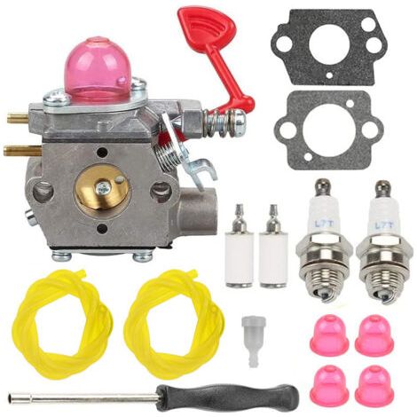 Kit de Carburateur WT-875 pour Souffleur MAC MC200VS P200C - Compatible avec 200Mph Blower, Remplace P325 et 545081855 - Carburateur de Rechange pour Moteur 2 Temps-Alovez