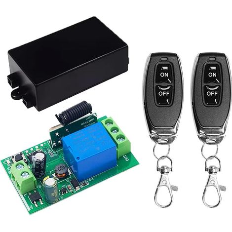 Interrupteur de Télécommande sans Fil 220V Contact Sec 1 Canal (1/5)