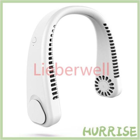 360 Degree HURRISE Portable Neck Fan Bladeless Cooling Mini Fan for Travel Sports and Outdoor Use (1/5)