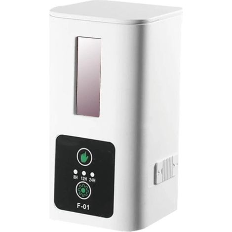 Distributeur automatique de nourriture pour poissons avec affichage, contrôleur, distributeur détachable, horloge et minuterie pour aquarium et bassin, idéal pour les vacances en extérieur. (1/5)