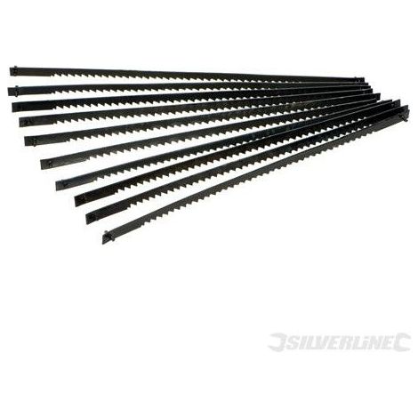Lames de scie à chantourner 130 mm – Acier au carbone trempé – Dents alternées 14 TPI pour coupe précise bois, plastique et métaux non ferreux – Hd Outillage
