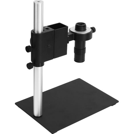 Microscope industriel 130X monoculaire HD avec support réglable, kit optique électronique, objectif à interface C, outil d'inspection de précision. (1/5)