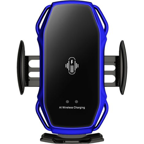 Support Téléphone Voiture Sans Fil - Chargeur Inductif à Détection Infrarouge pour Sortie d’Air - Rotation 360° - 1 Pièce (1/5)