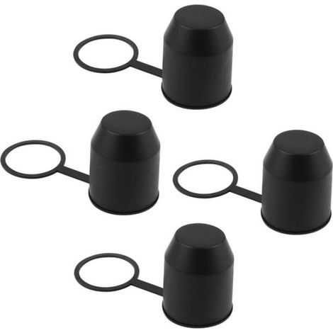 4 Caches Boule Attelage Ø52mm, Protection Abrasion Saleté Remorque (1/4)