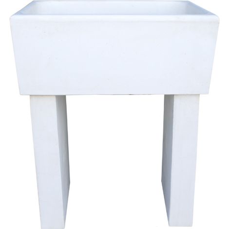 Pilozza calcestruzzo cemento serie ostuni 60 x 47 x h 30 cm con piedi