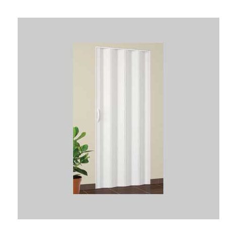 Porta a soffietto 84x215 - bianca