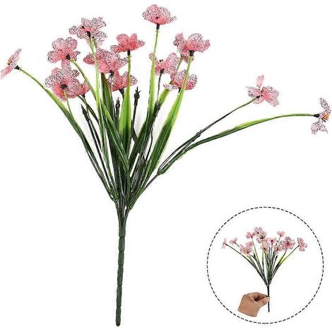 Fleurs artificielles décoratives pour la maison et l'extérieur, 31 cm, à faire soi-mêmerose (1/5)