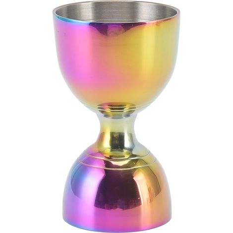 30/60 ml Edelstahl-Jigger – Hochpräziser Shot-Messbecher mit breiter Öffnung für Cocktails – Verschiedene Farben (1/5)