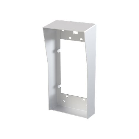 Visière + cadre montage saillie platine alu 1 colonne 3 modules 2TMA220161A0003 ABB 41023WC-A (1/3)