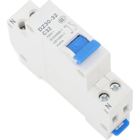 Disjoncteur miniature à double entrée et double sortie pour la protection contre les courts-circuits et les surcharges, disjoncteur unipolaire (1/5)