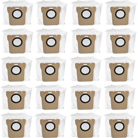 Dreame Sacs De Remplacement Pour Aspirateur - 20 Pièces - 2,5 Litres - Sacs Filtrants - Accessoires Pour Aspirateur (1/5)
