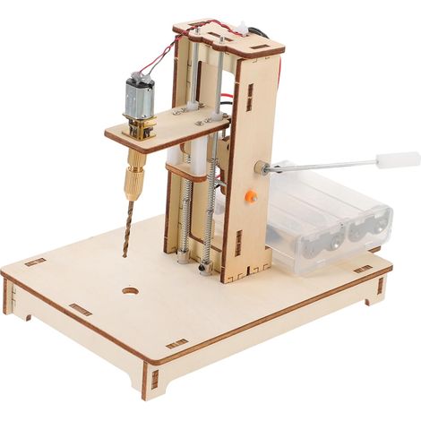 Kit pour Percer des Trous Portable de Perceuse à Colonne Miniature en Bois 1 Set Perceuse D'établi Soi-même pour Projet Scientifique Diy pour Loisirs Créatifs (1/5)