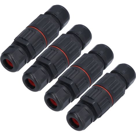 Boîte de jonction étanche extérieure 4 pièces, 3 entrées/sorties, coffret de protection pour câbles (1/5)