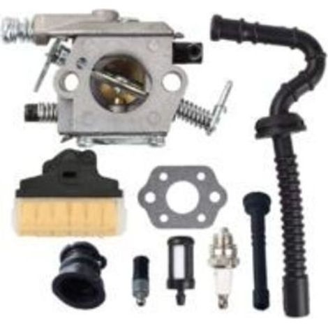 Compatible avec le carburateur MS 250 pour carburateur Stihl MS250 021 023 025 MS210 MS230 Pièces de tronçonneuse Remplacer WT286 1123-120-0605 (1/4)