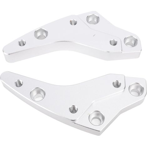 Bloc de Rehausseur de Guidon, Rehausseur de Guidon en Aluminium CNC de 18 Mm et 20 Mm vers l'arrière, Bloc de avec Composants Complets, Idéal pour K1600B K1600GTL K1600 Grand America (1/5)