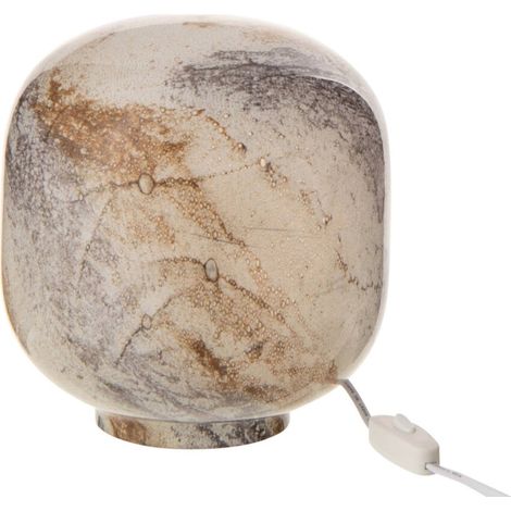 Lampe de table boule en verre multicolore - multicolore (1/4)
