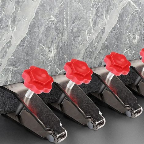 Lot de 6 élévateurs de carrelage, pour réglage de la hauteur du mur, levage de panneaux de cloison sèche, outil de positionnement manuel pour carrelage mural, économie de main-d'œuvre