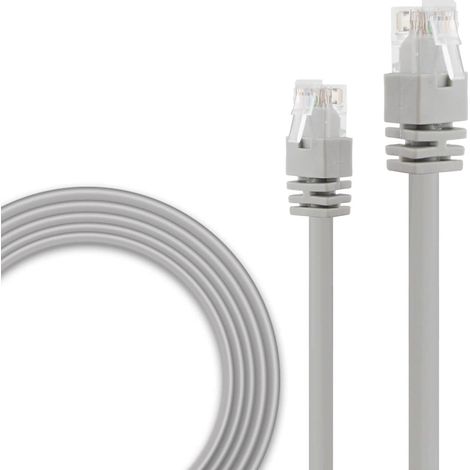 RJ45 Cat-5 Câble réseau Internet Ethernet avec 60ft【18 Mètres】, Compatible avec la Caméra PoE et Le Kit Vidéo Surveillance (1/2)